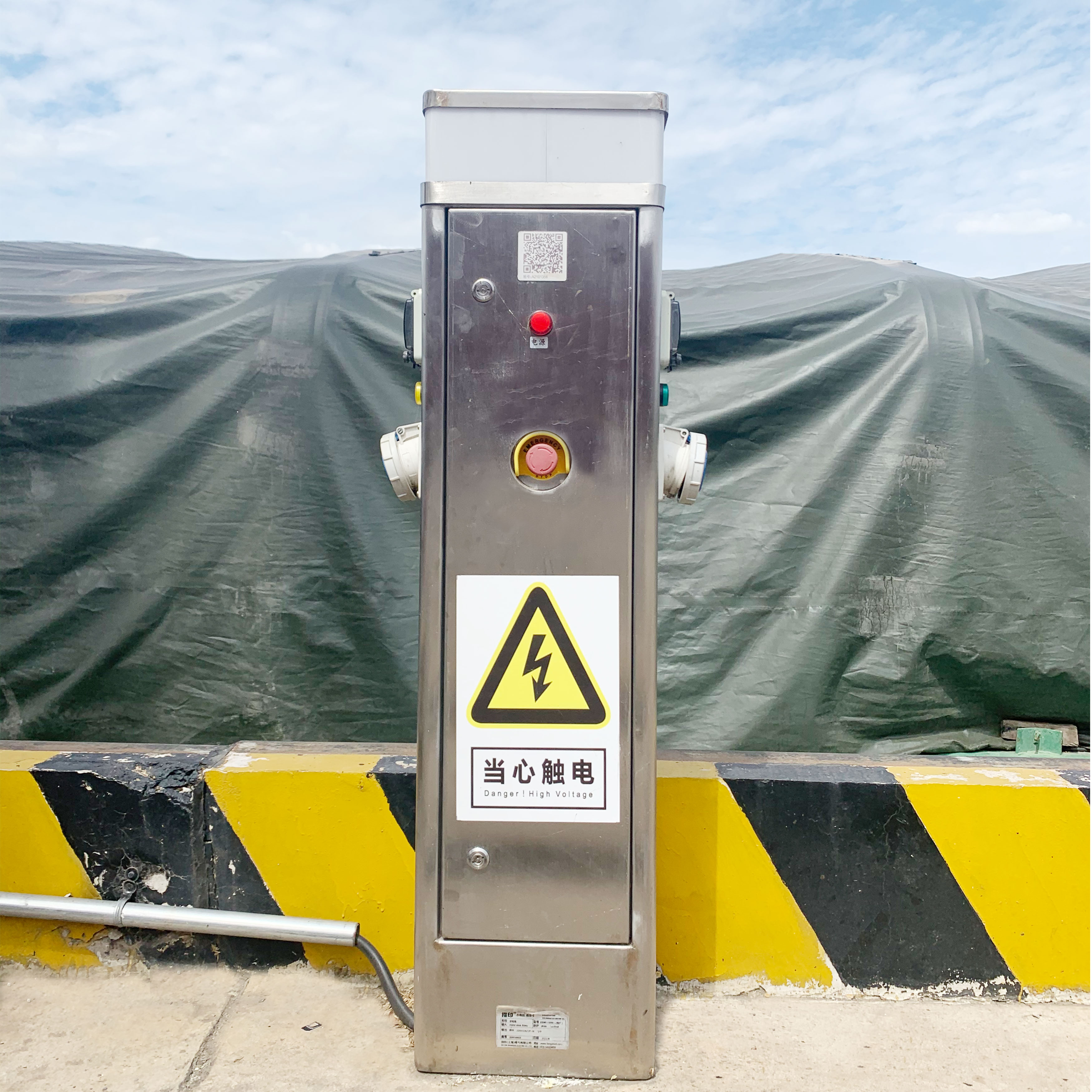 三分鐘了解提供房車(chē)、船舶充電的指印岸電樁 